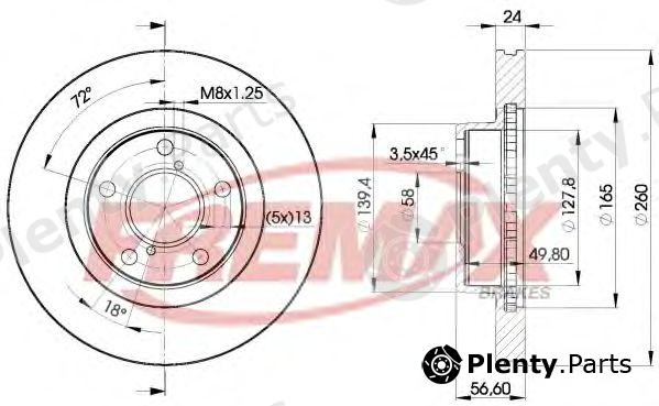  FREMAX part BD-0031 (BD0031) Brake Disc