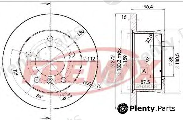  FREMAX part BD-0183 (BD0183) Brake Disc