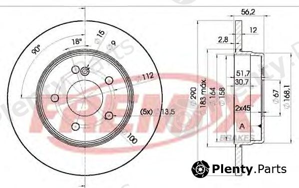  FREMAX part BD-1213 (BD1213) Brake Disc