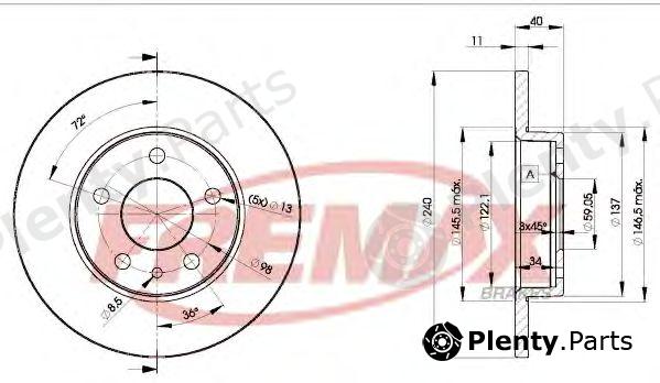  FREMAX part BD-1437 (BD1437) Brake Disc