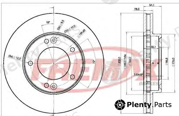  FREMAX part BD-1712 (BD1712) Brake Disc