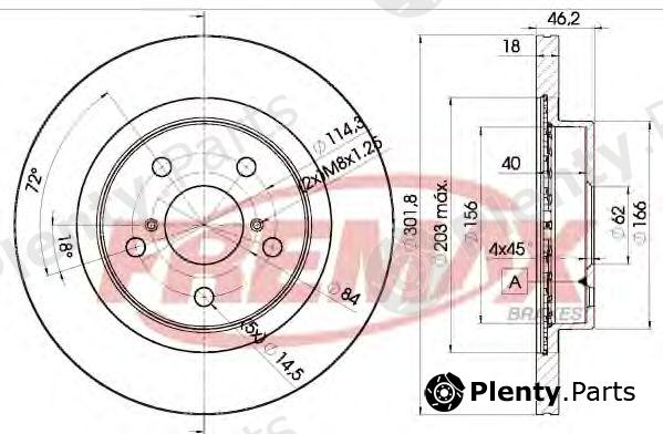  FREMAX part BD-2010 (BD2010) Brake Disc