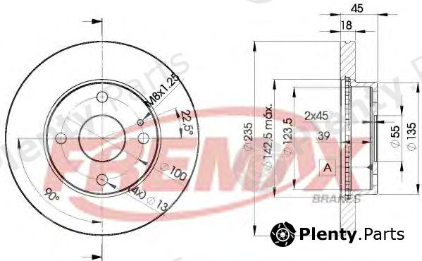  FREMAX part BD-3254 (BD3254) Brake Disc