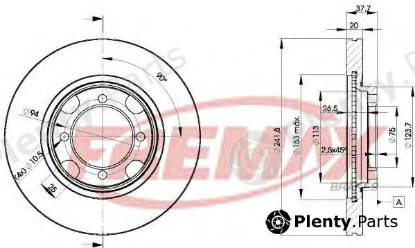  FREMAX part BD-3264 (BD3264) Brake Disc