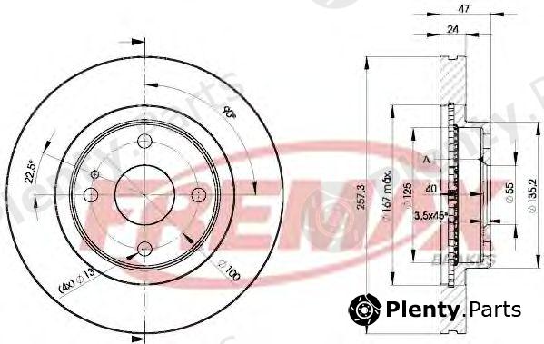  FREMAX part BD-3266 (BD3266) Brake Disc