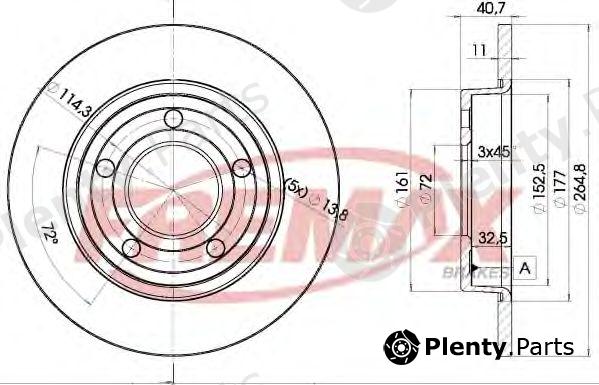  FREMAX part BD-3275 (BD3275) Brake Disc
