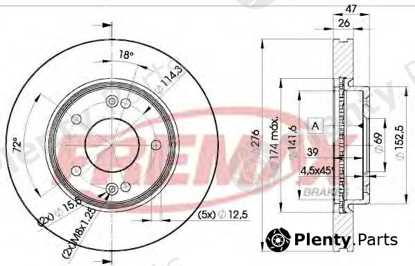  FREMAX part BD-3290 (BD3290) Brake Disc