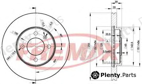  FREMAX part BD-3790 (BD3790) Brake Disc