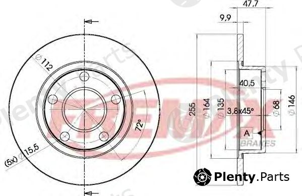  FREMAX part BD-4062 (BD4062) Brake Disc