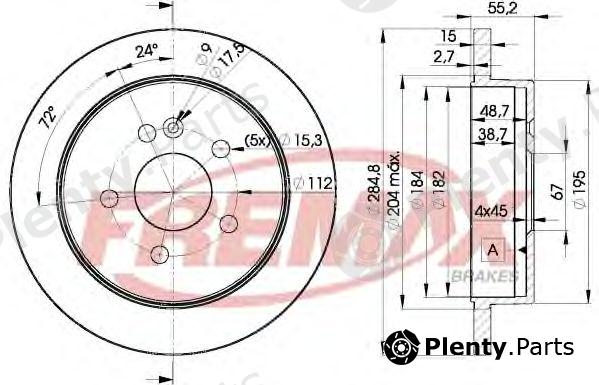  FREMAX part BD-4230 (BD4230) Brake Disc