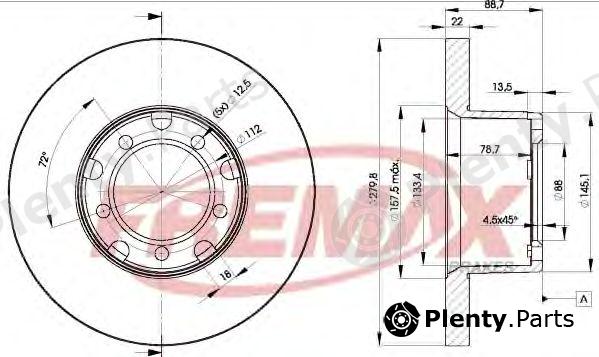  FREMAX part BD-4281 (BD4281) Brake Disc