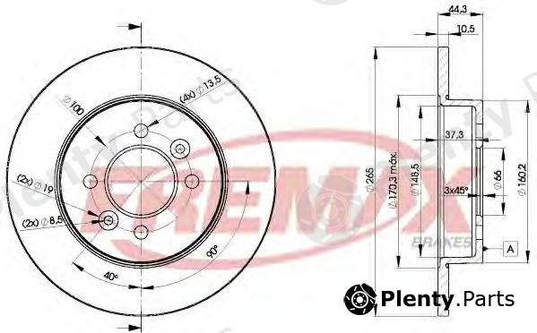  FREMAX part BD-4295 (BD4295) Brake Disc