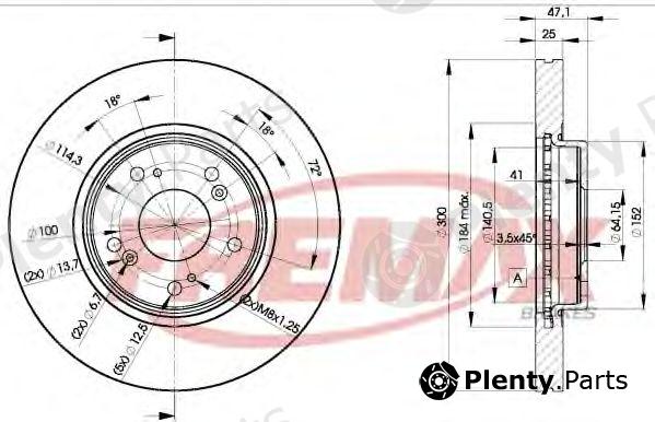  FREMAX part BD-5251 (BD5251) Brake Disc