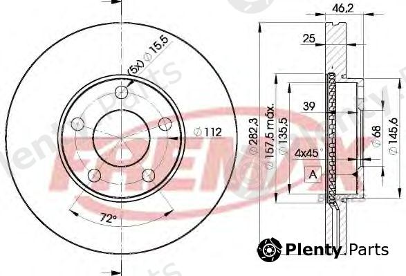  FREMAX part BD-5306 (BD5306) Brake Disc