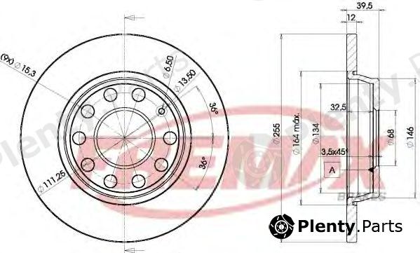  FREMAX part BD-5309 (BD5309) Brake Disc