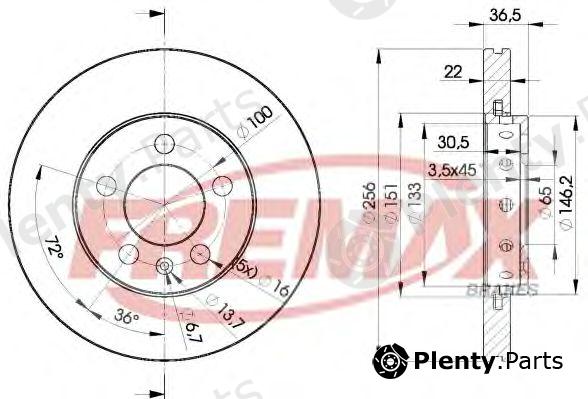  FREMAX part BD-5602 (BD5602) Brake Disc