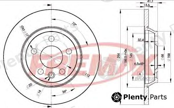  FREMAX part BD-5609 (BD5609) Brake Disc