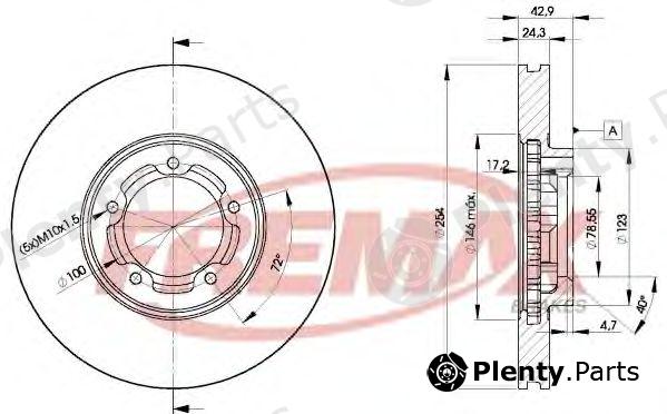  FREMAX part BD-5610 (BD5610) Brake Disc