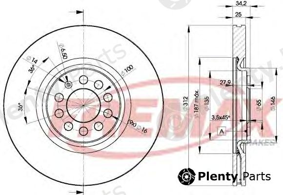  FREMAX part BD-5620 (BD5620) Brake Disc