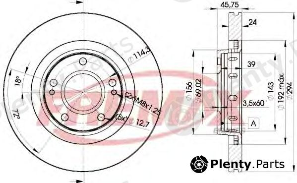  FREMAX part BD-5924 (BD5924) Brake Disc
