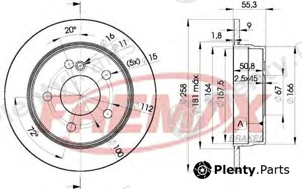  FREMAX part BD-6470 (BD6470) Brake Disc