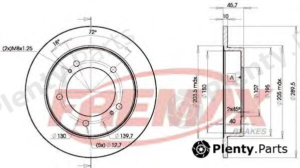 FREMAX part BD-6970 (BD6970) Brake Disc