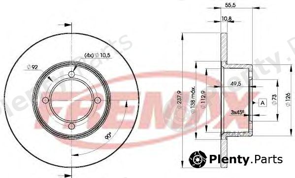  FREMAX part BD-7739 (BD7739) Brake Disc