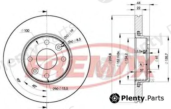  FREMAX part BD-7795 (BD7795) Brake Disc