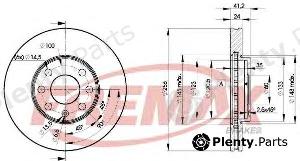  FREMAX part BD-7879 (BD7879) Brake Disc