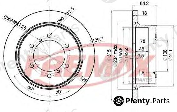  FREMAX part BD-8797 (BD8797) Brake Disc
