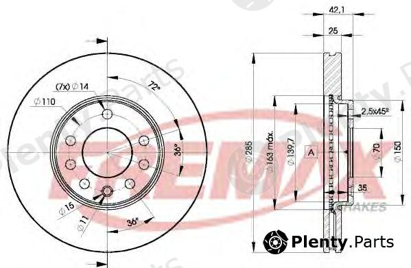  FREMAX part BD-9003 (BD9003) Brake Disc