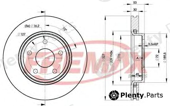  FREMAX part BD-9269 (BD9269) Brake Disc