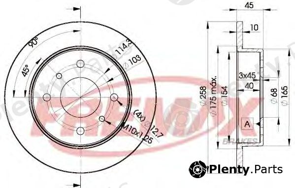  FREMAX part BD-9901 (BD9901) Brake Disc