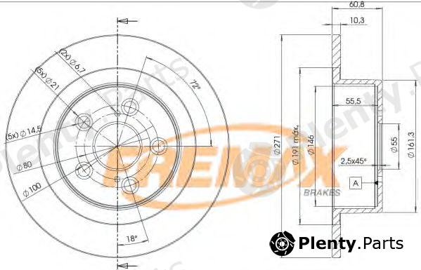  FREMAX part BD-4243 (BD4243) Brake Disc