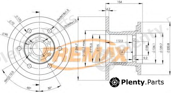  FREMAX part BD-4528 (BD4528) Brake Disc