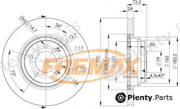  FREMAX part BD-4645 (BD4645) Brake Disc