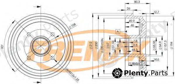  FREMAX part BD-4735 (BD4735) Brake Drum