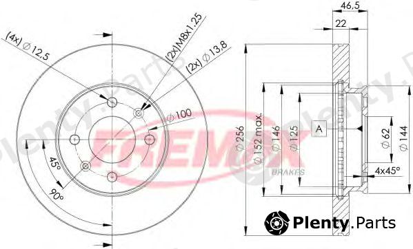  FREMAX part BD-5101 (BD5101) Brake Disc
