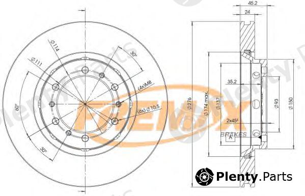  FREMAX part BD-7042 (BD7042) Brake Disc