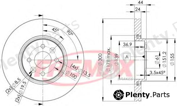  FREMAX part BD-7897 (BD7897) Brake Disc