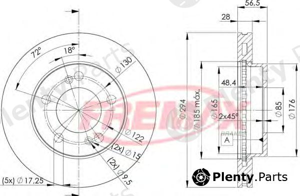  FREMAX part BD-8674 (BD8674) Brake Disc