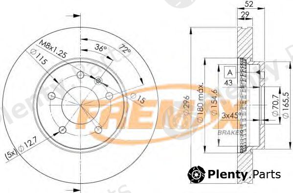 FREMAX part BD-9048 (BD9048) Brake Disc