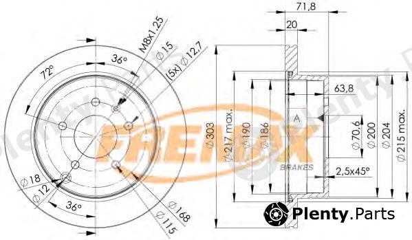  FREMAX part BD-9049 (BD9049) Brake Disc