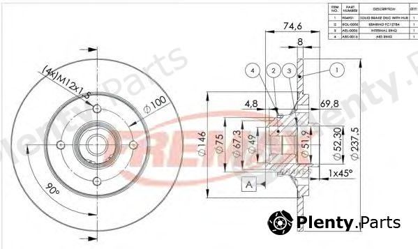  FREMAX part BD-4901 (BD4901) Brake Disc
