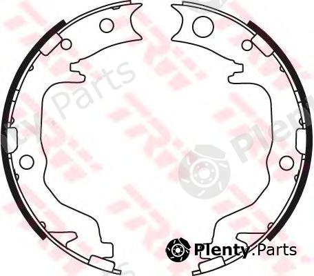  TRW part GS8783 Brake Shoe Set, parking brake