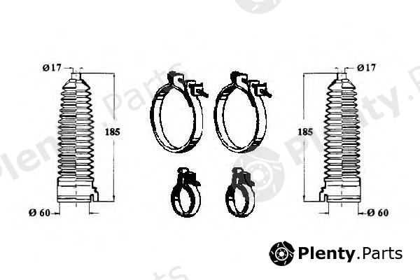  OCAP part 0900485 Bellow Set, steering