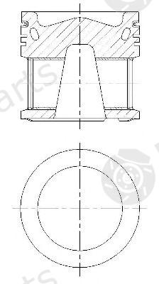  NÜRAL part 87-136000-00 (8713600000) Piston