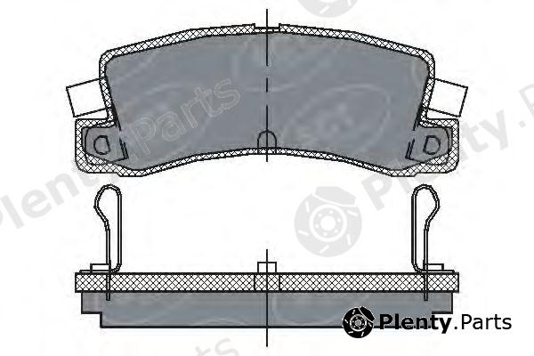  SCT Germany part SP106 Brake Pad Set, disc brake