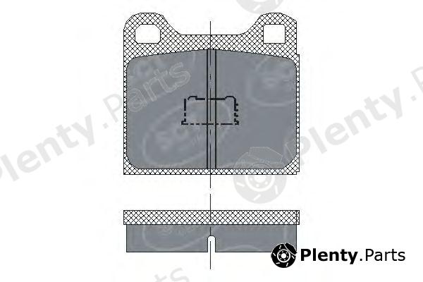  SCT Germany part SP127 Brake Pad Set, disc brake