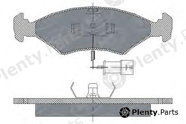  SCT Germany part SP142 Brake Pad Set, disc brake